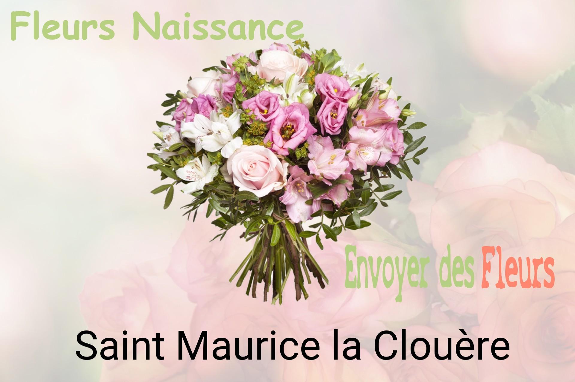 Bouquet de fleurs de naissance livré à Saint-Maurice-la-Clouère